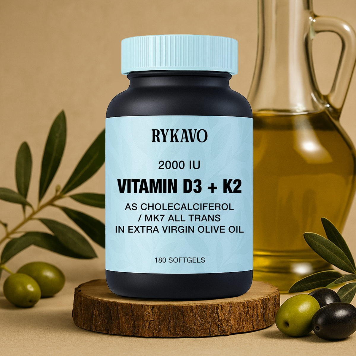 RYKAVO VITAMIN D3 + K2